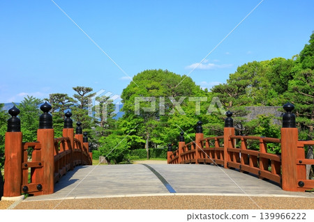 奈良縣大及郡山市、郡山城蹟、極樂橋 奈良縣大及郡山市、郡山城蹟、極樂橋 139966222
