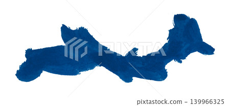blue brush isolated on transparent background blue watercolor blue brush isolated on transparent background blue watercolor 139966325