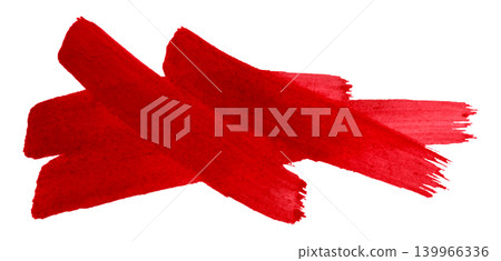 red brush isolated on transparent background red watercolor red brush isolated on transparent background red watercolor 139966336