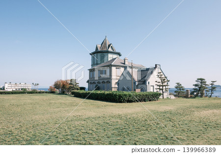 Sun Yat Sen Memorial Hall in Maiko Park in Kobe City Sun Yat Sen Memorial Hall in Maiko Park in Kobe City 139966389