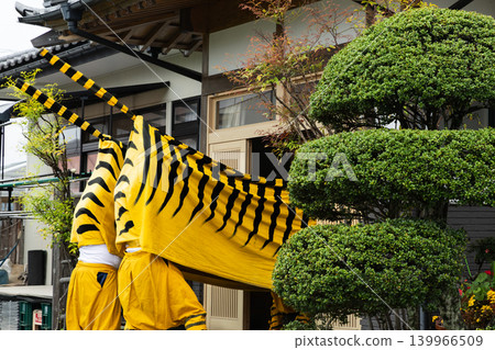 Tagawa Inari Shrine Hatsuuma Festival: Fire Prevention Tiger Dance performed at the door Tagawa Inari Shrine Hatsuuma Festival: Fire Prevention Tiger Dance performed at the door 139966509
