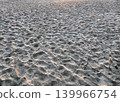 Texture of sand on the beach 139966754