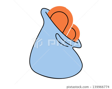 Money bag with orange coins inside vector illustration. Financial savings, wealth management, banking services, investment growth, budget planning, economy. Pouch with gold currency pieces Money bag with orange coins inside vector illustration. Financial savings, wealth management, banking services, investment growth, budget planning, economy. Pouch with gold currency pieces 139966774