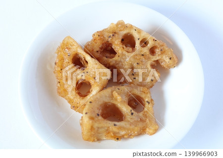 Deep-fried lotus root Deep-fried lotus root 139966903