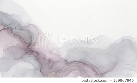 Alcohol ink and gold create an elegant background material. Alcohol ink and gold create an elegant background material. 139967946