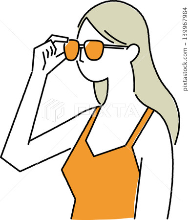 Young woman wearing sunglasses Young woman wearing sunglasses 139967984