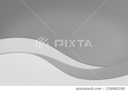 Gray wave gradient background. Soft curves and elegant high-resolution minimalist design. Gray wave gradient background. Soft curves and elegant high-resolution minimalist design. 139968390