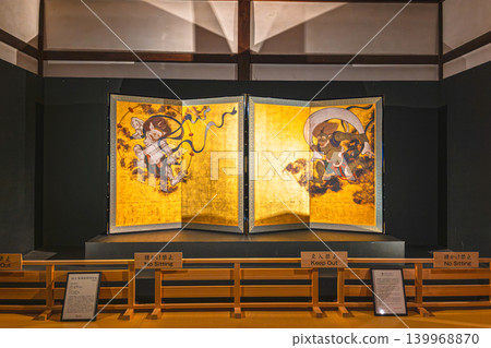 Wind God and Thunder God Screen, Kenninji Temple *High-resolution replica Wind God and Thunder God Screen, Kenninji Temple *High-resolution replica 139968870