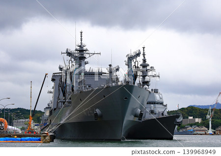 Destroyers and supply ships that were anchored and visible from the sightseeing boat Destroyers and supply ships that were anchored and visible from the sightseeing boat 139968949