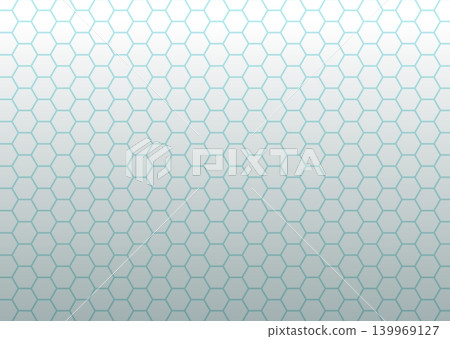 Hexagonal geometric background material - top and bottom - blue-gray 139969127
