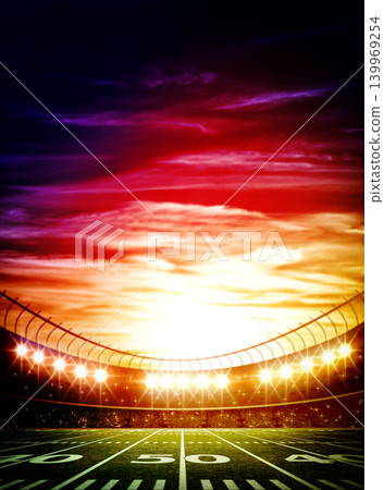 American soccer stadium at night American soccer stadium at night 139969254