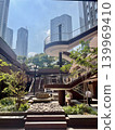 The cluster of skyscrapers in Nishi-Shinjuku and the Mode Gakuen Cocoon Tower 139969410