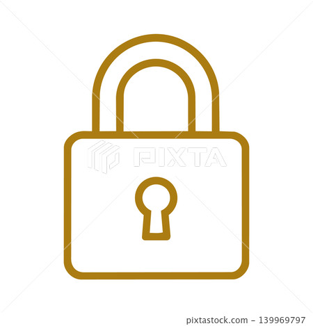 Padlock icon: Simple security and privacy protection Padlock icon: Simple security and privacy protection 139969797