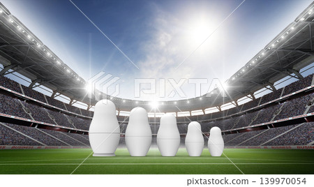 Russian dolls in the stadium 139970054