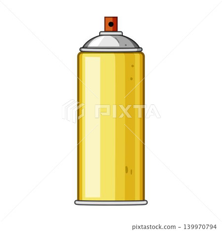 Yellow spray can object for painting and repair Yellow spray can object for painting and repair 139970794