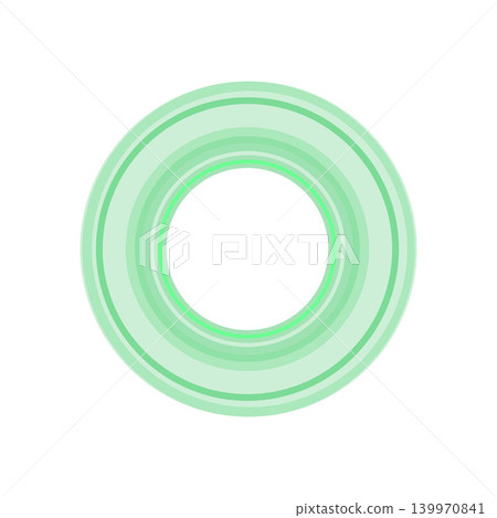 Green concentric circles forming abstract shockwave ring Green concentric circles forming abstract shockwave ring 139970841