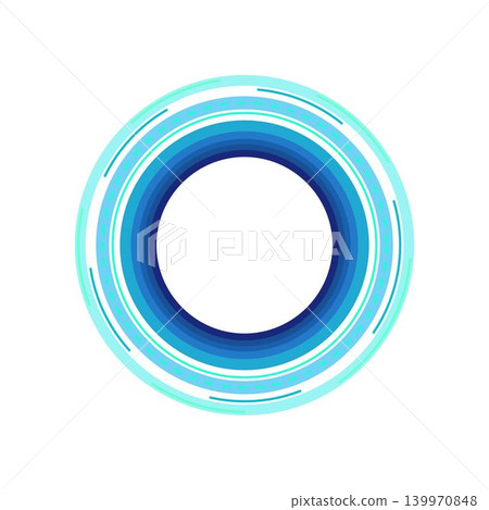 Digital energy expanding as an abstract shockwave ring Digital energy expanding as an abstract shockwave ring 139970848