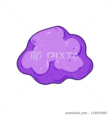 Gooey purple modeling compound shaping material toy Gooey purple modeling compound shaping material toy 139970981