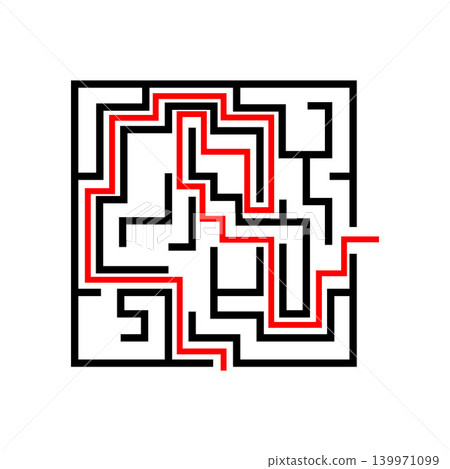 Navigating complex maze finding successful solution path Navigating complex maze finding successful solution path 139971099