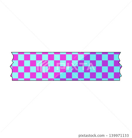 Duct tape piece with y2k checkerboard pattern Duct tape piece with y2k checkerboard pattern 139971133