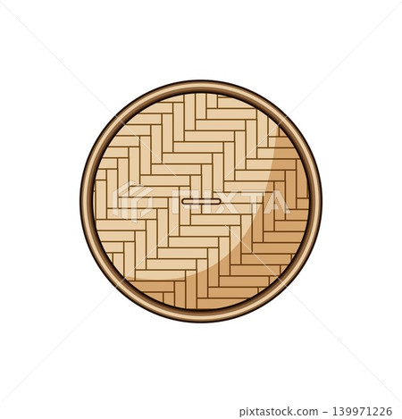 Bamboo steamer basket lid traditional cooking utensil Bamboo steamer basket lid traditional cooking utensil 139971226