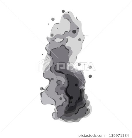 Abstract ink bleed texture flowing background 139971384