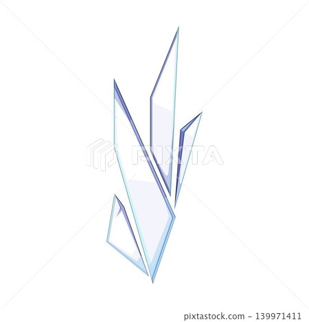 Abstract glass shards forming delicate crystal structure Abstract glass shards forming delicate crystal structure 139971411