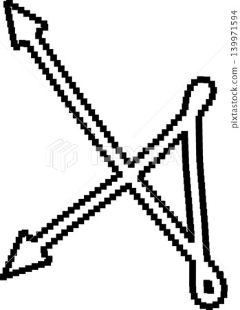 Arrows pixel different shapes and directions Arrows pixel different shapes and directions 139971594