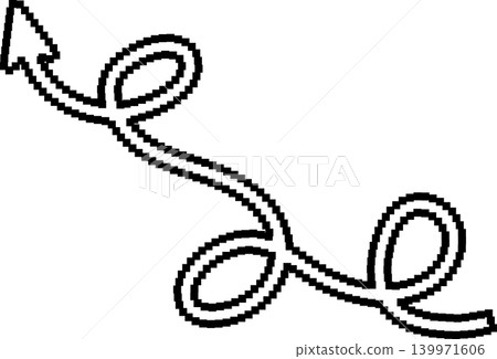 Arrows pixel different shapes and directions Arrows pixel different shapes and directions 139971606