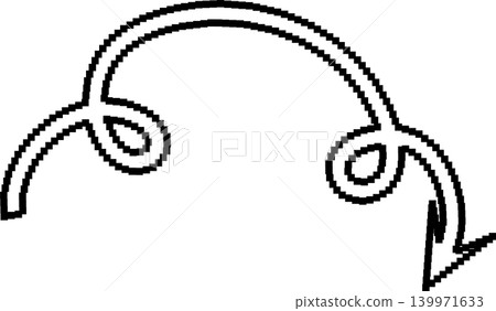 Arrows pixel different shapes and directions Arrows pixel different shapes and directions 139971633