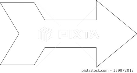 Arrow icon thin line style direction, traffic, forward, cursor 139972012