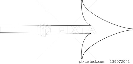 Arrow icon thin line style direction, traffic, forward, cursor 139972041