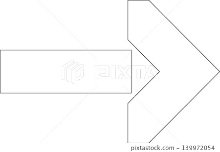 Arrow icon thin line style direction, traffic, forward, cursor 139972054