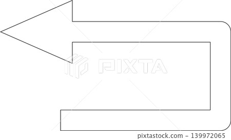 Arrow icon thin line style direction, traffic, forward, cursor 139972065