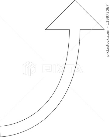Arrow icon thin line style direction, traffic, forward, cursor 139972067