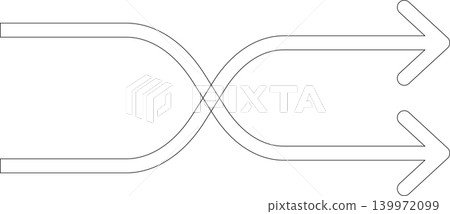 Arrow icon thin line style direction, traffic, forward, cursor Arrow icon thin line style direction, traffic, forward, cursor 139972099