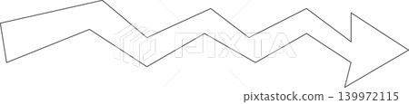 Arrow icon thin line style direction, traffic, forward, cursor 139972115