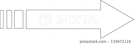 Arrow icon thin line style direction, traffic, forward, cursor 139972116