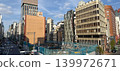 The office buildings in the Ginza and Shimbashi areas of Tokyo are undergoing redevelopment. 139972671