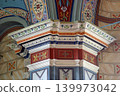 Painted medieval fresco pattern 139973042