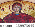 Virgin Mary, mosaic icon in Orthodox church in Budva, Montenegro 139973045