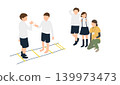 Children participating in group activities at after-school day care services. 139973473