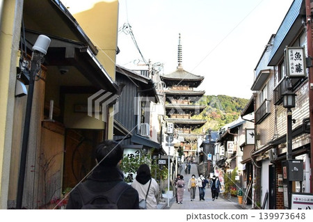 Yasaka Pagoda and the city of Kyoto Yasaka Pagoda and the city of Kyoto 139973648