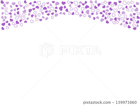 Heart pattern background Purple 3 colors Border and solid color Heart Heart pattern background Purple 3 colors Border and solid color Heart 139973860