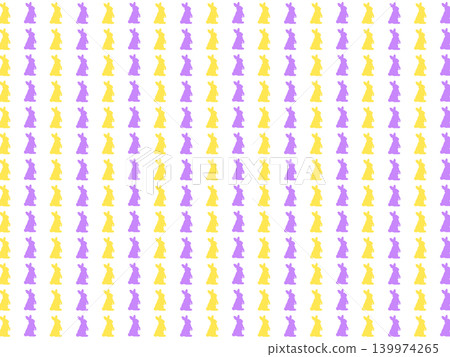 Yellow and purple rabbit background material Yellow and purple rabbit background material 139974265