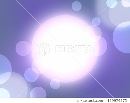 抽象背景素材，中心有一個發光的圓形光球。 139974275