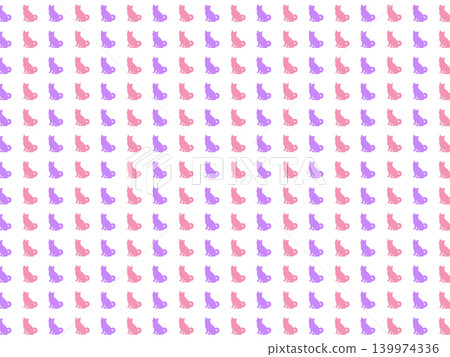 紫色和桃色的狗狗背景素材 紫色和桃色的狗狗背景素材 139974336