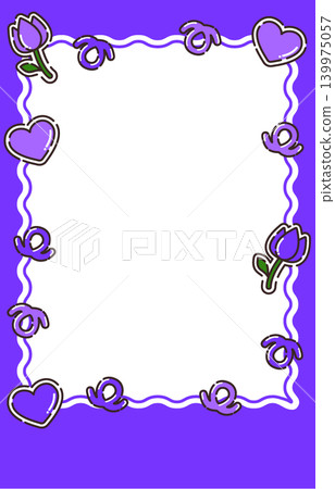 Cute retro-pop instant camera frame, perfect for fan activities and decorations, purple. Cute retro-pop instant camera frame, perfect for fan activities and decorations, purple. 139975057