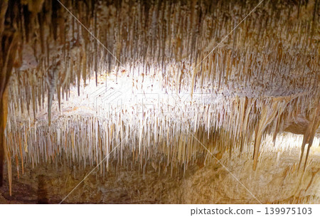 Drach Caves, Majorca Spain - Underground Stalactite and Stalagmite Formation Drach Caves, Majorca Spain - Underground Stalactite and Stalagmite Formation 139975103
