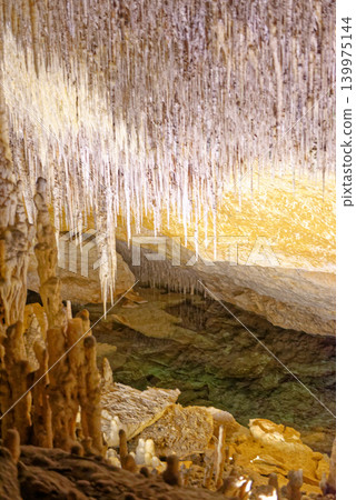 Drach Caves, Majorca Spain - Underground Stalactite and Stalagmite Formation Drach Caves, Majorca Spain - Underground Stalactite and Stalagmite Formation 139975144